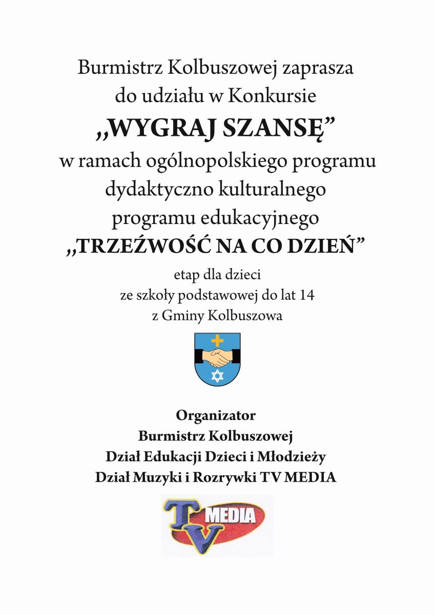Konkurs wokalny "Wygraj szansę"